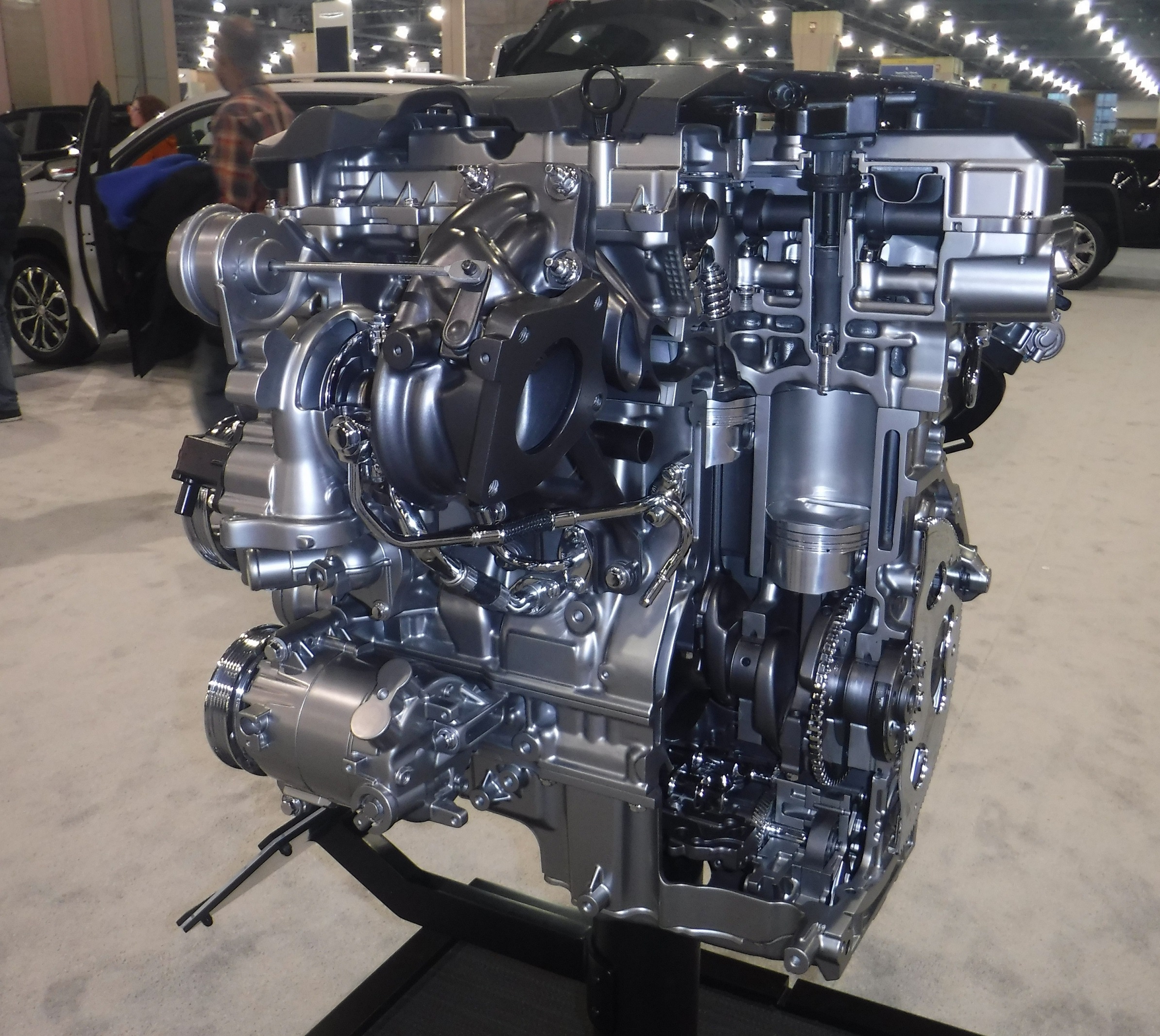 GMC - 2.0L Turbo Engine, Side View 2