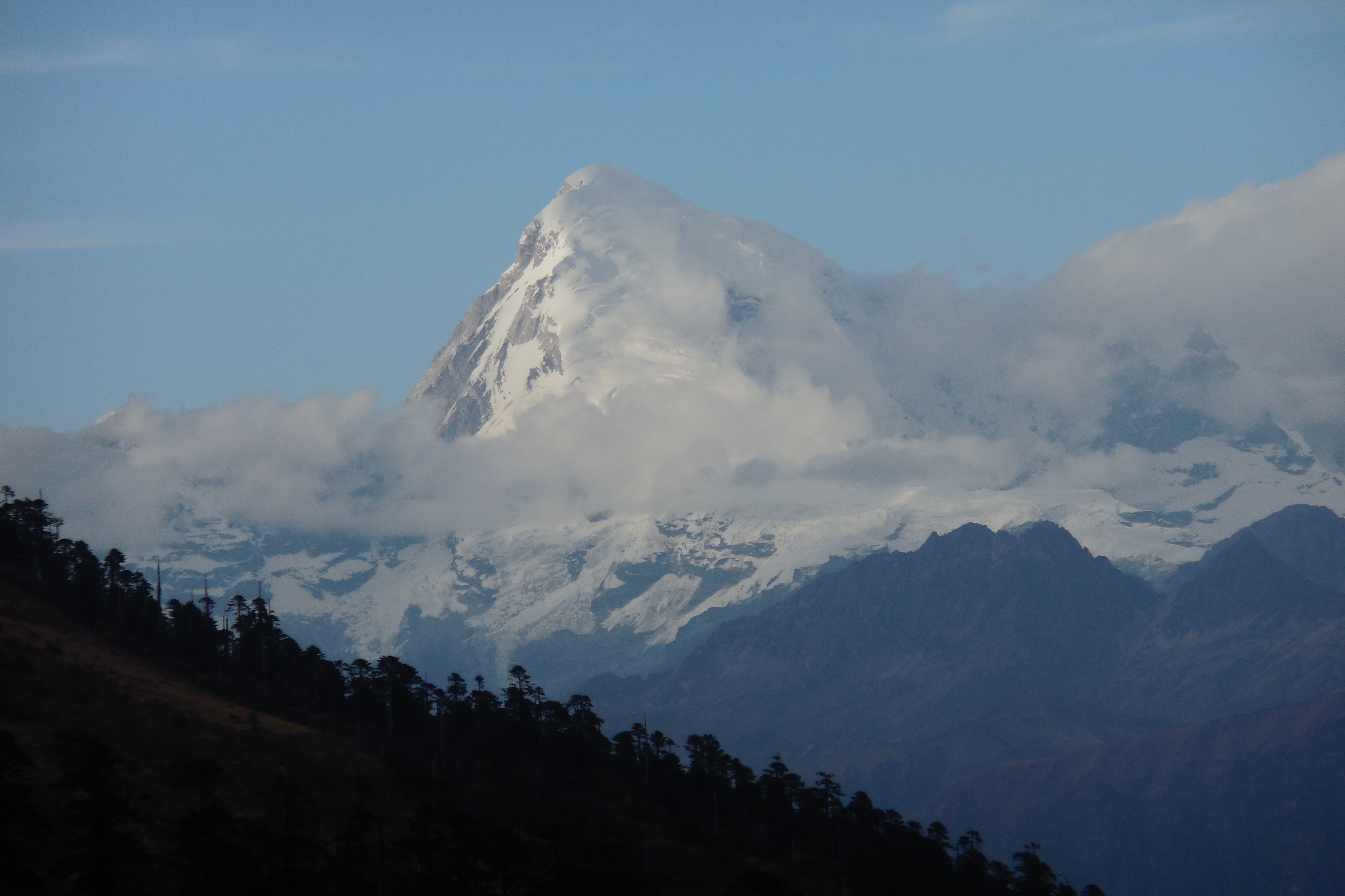 The Jomolhari Mountain (7326m)