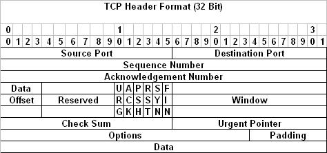 TCP Header Format
